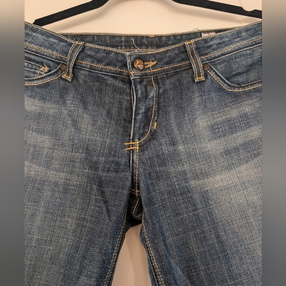 🛍️4 For $15🛍️People's Liberation Blue Straight Leg Jeans - Picture 2 of 10